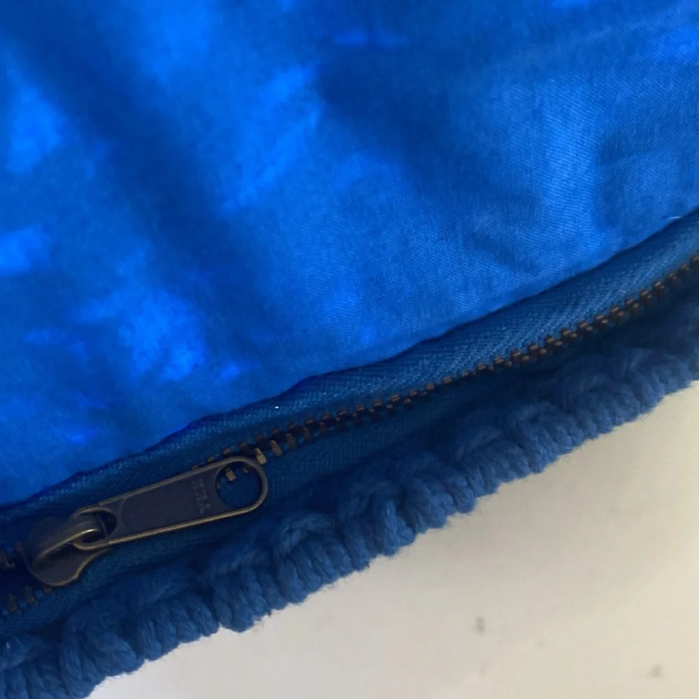 NEW O’Neill Joni Blue Crochet Fanny Pack Travel Waist Bag - Picture 8 of 11